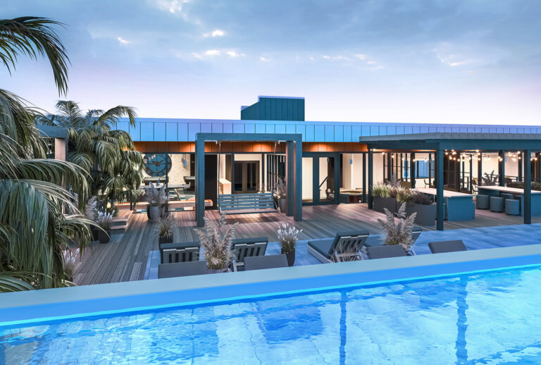 Terrasse sur le toit